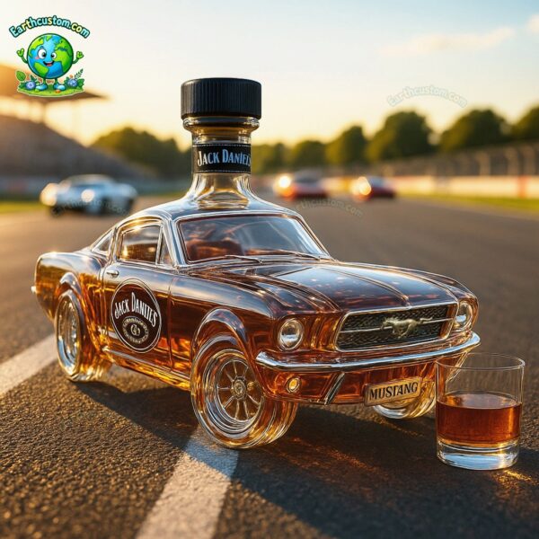 1965 Ford Mustang Whiskey Bottle