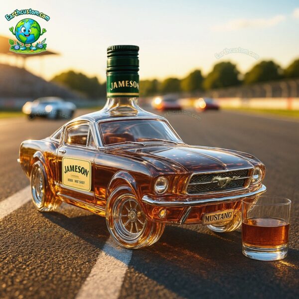 1965 Ford Mustang Whiskey Bottle