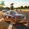 1965 Ford Mustang Whiskey Bottle