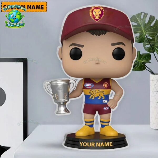 Brisbane Lions AFL Funko Pops Figure and Acrylic Plaque