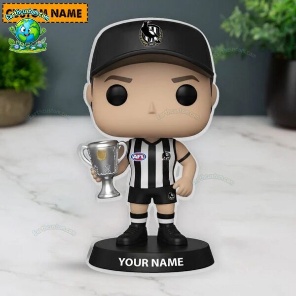 Collingwood Football Club AFL Funko Pops Figure and Acrylic Plaque