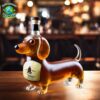 Dachshund Dog Whiskey Bottle