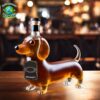 Dachshund Dog Whiskey Bottle