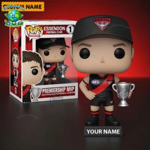 Essendon AFL Funko Pops Figure and Acrylic Plaque