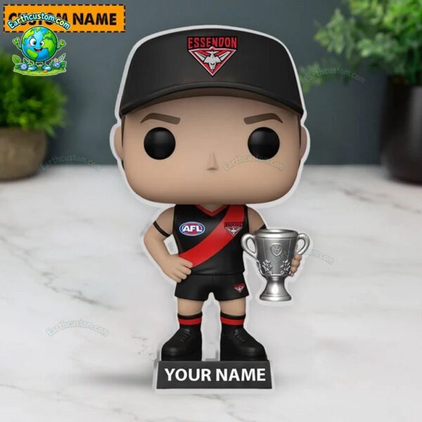 Essendon AFL Funko Pops Figure and Acrylic Plaque