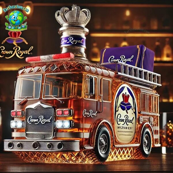 Fire Truck Whiskey Bottle
