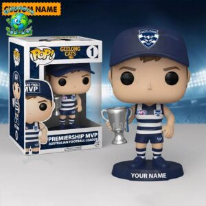 Geelong Cats AFL Funko Pops Figure and Acrylic Plaque
