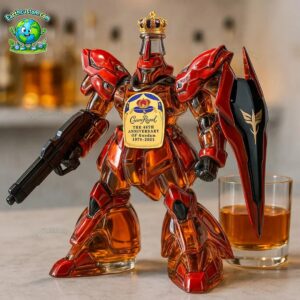 Gundam 46th Anniversary Whiskey Bottle