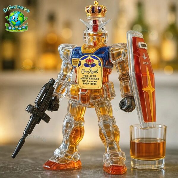 Gundam 46th Anniversary Whiskey Bottle