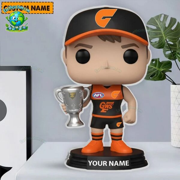 GWS Giants AFL Funko Pops Figure and Acrylic Plaque