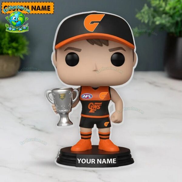 GWS Giants AFL Funko Pops Figure and Acrylic Plaque