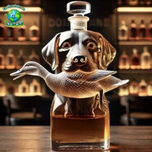 Hunting Dog Whiskey Bottle