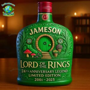 Jameson Lord Of The Rings 24th Anniversary Whiskey Bottle