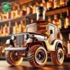Jeep Car Whiskey Bottle