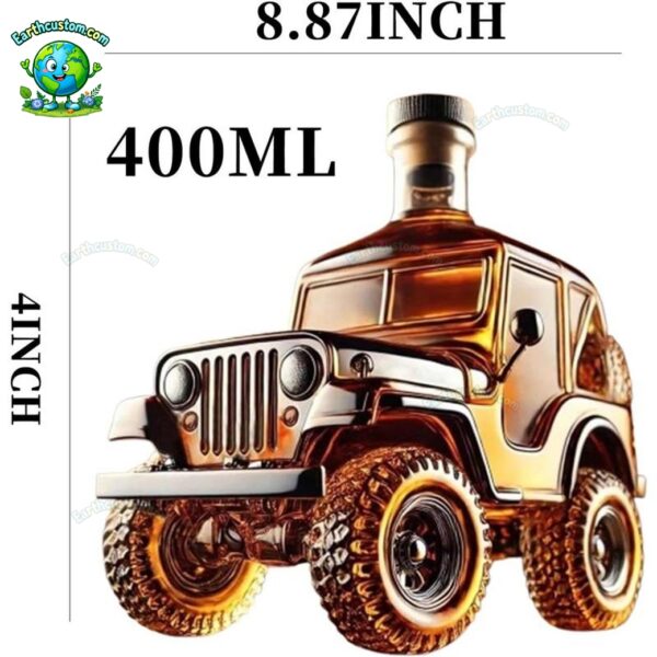 Jeep Car Whiskey Bottle