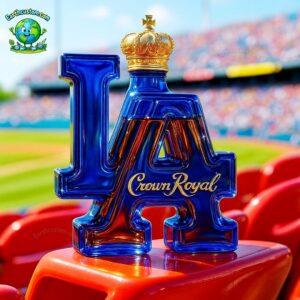Los Angeles Dodgers Whiskey Bottle
