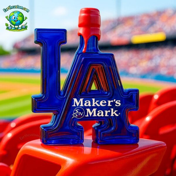 Los Angeles Dodgers Whiskey Bottle