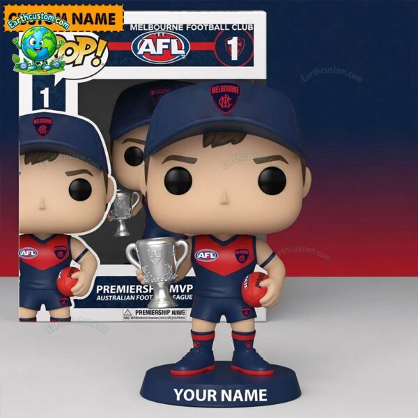 Melbourne Demons AFL Funko Pops Figure and Acrylic Plaque