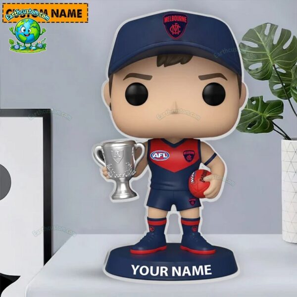 Melbourne Demons AFL Funko Pops Figure and Acrylic Plaque