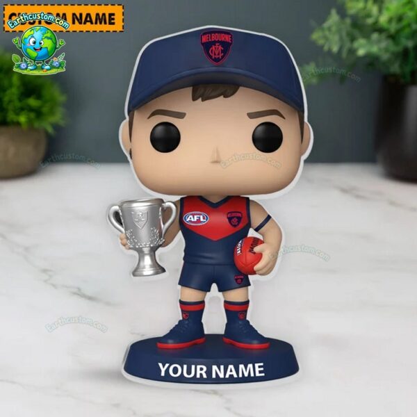 Melbourne Demons AFL Funko Pops Figure and Acrylic Plaque