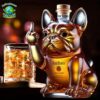 Raccoon Whiskey Bottle