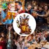 Middle Finger Bulldog Whiskey Bottle