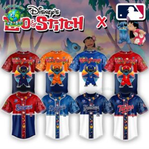MLB Team Lilo & Stitch Disney 2025 Baseball Jersey