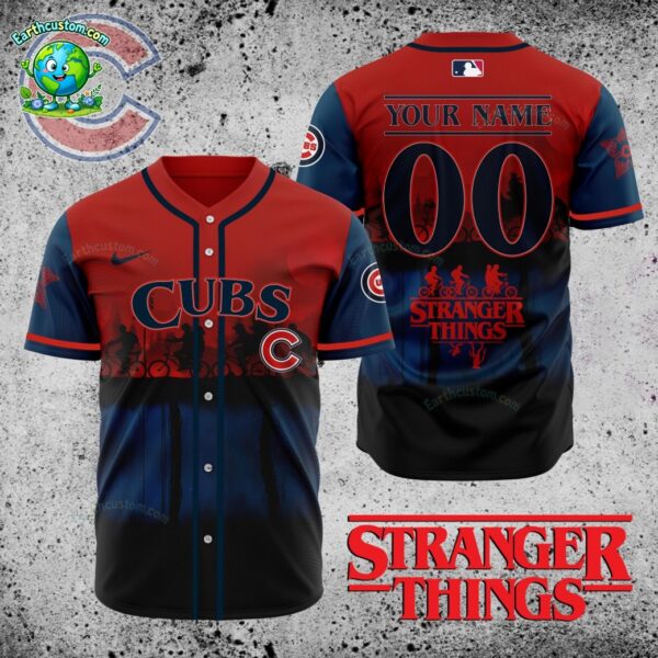 MLB Team Stranger Things Baseball Jersey