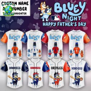 MLB Team x Bluey Night Father’s Day 2025 Baseball Jersey