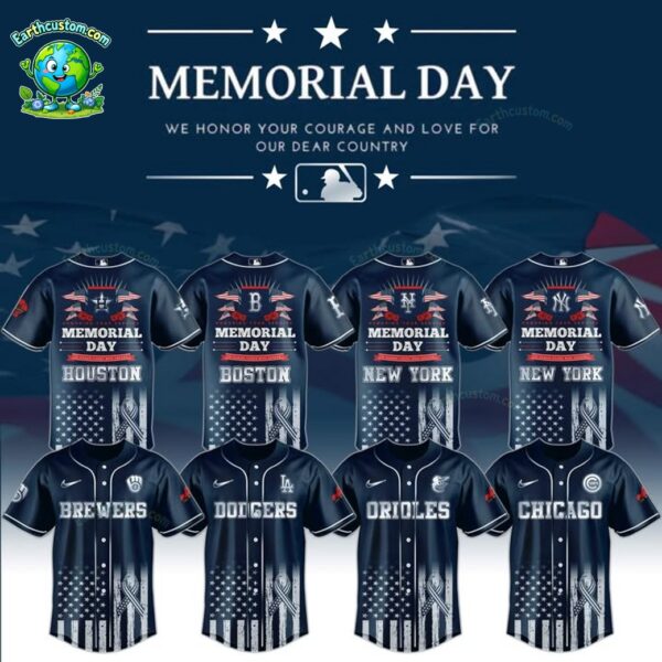MLB Team x Memorial Day 2025 Baseball Jersey
