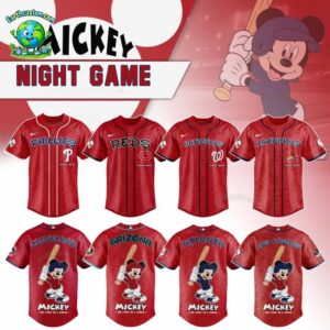 MLB Team x Mickey Night Game 2025 Baseball Jersey