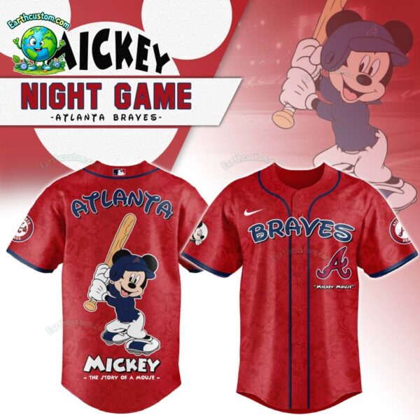 MLB Team x Mickey Night Game 2025 Baseball Jersey