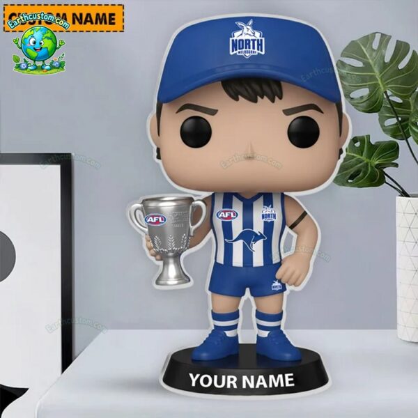 North Melbourne Football Club AFL Funko Pops Figure and Acrylic Plaque