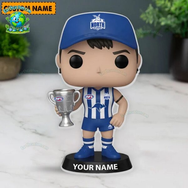 North Melbourne Football Club AFL Funko Pops Figure and Acrylic Plaque