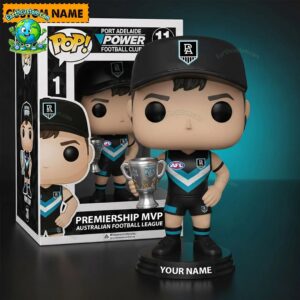 Port Adelaide Power AFL Funko Pops Figure and Acrylic Plaque