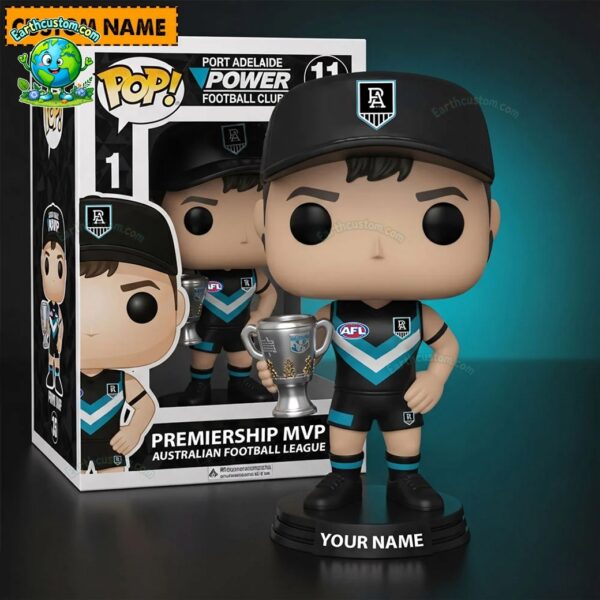 Port Adelaide Power AFL Funko Pops Figure and Acrylic Plaque