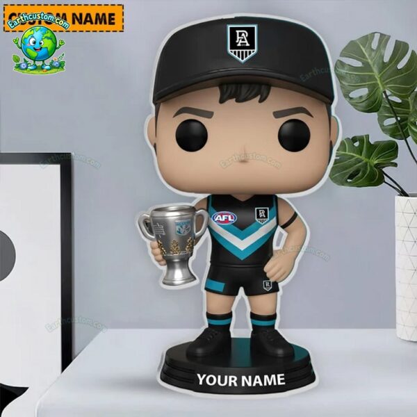 Port Adelaide Power AFL Funko Pops Figure and Acrylic Plaque
