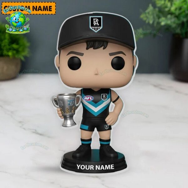 Port Adelaide Power AFL Funko Pops Figure and Acrylic Plaque