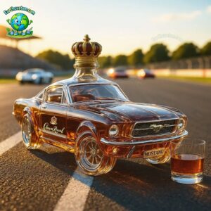 PREMIUM 1965 Ford Mustang Whisky Bottle