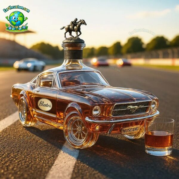 PREMIUM 1965 Ford Mustang Whisky Bottle