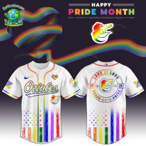 PREMIUM Baltimore Orioles x Happy Pride Month White Baseball Jersey