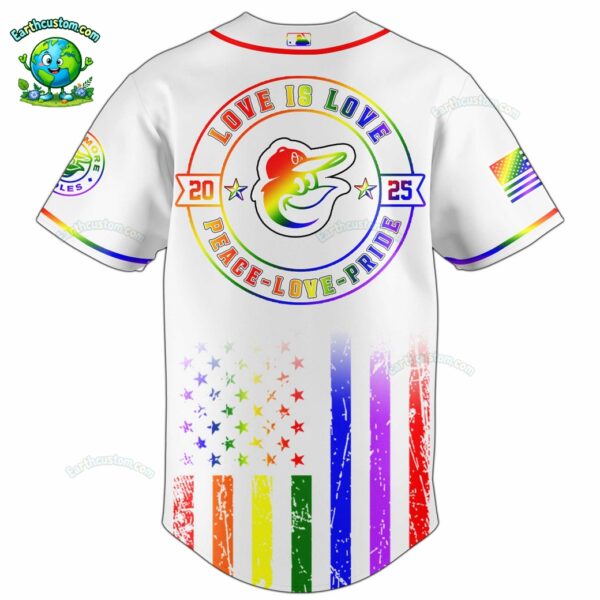 PREMIUM Baltimore Orioles x Happy Pride Month White Baseball Jersey
