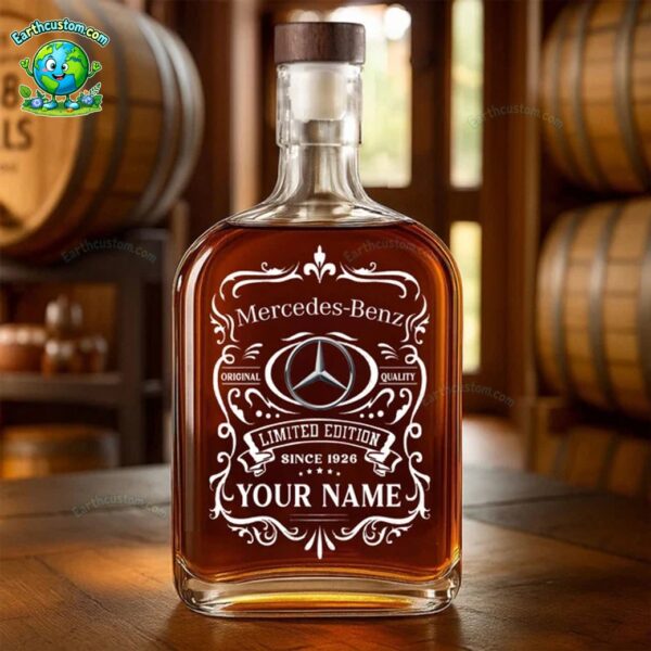 PREMIUM Car Brand Custom Whiskey Bottle