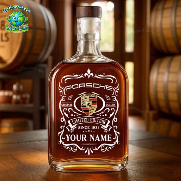 PREMIUM Car Brand Custom Whiskey Bottle