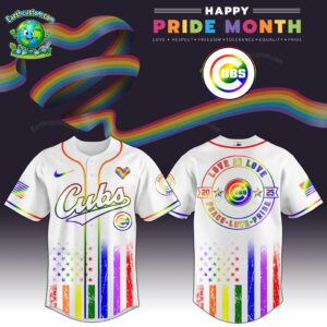 PREMIUM Chicago Cubs x Happy Pride Month White Baseball Jersey