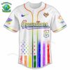 PREMIUM Cleveland Guardians x Happy Pride Month White Baseball Jersey