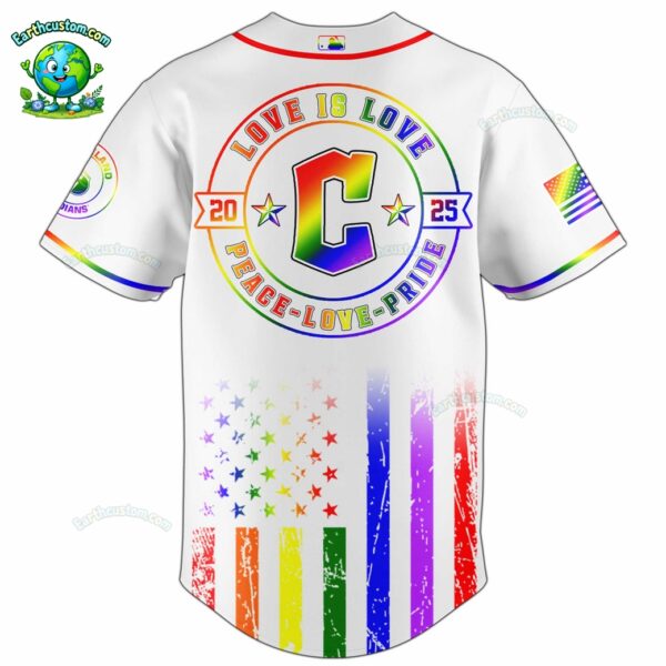 PREMIUM Cleveland Guardians x Happy Pride Month White Baseball Jersey
