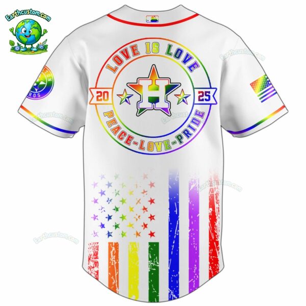 PREMIUM Houston Astros x Happy Pride Month White Baseball Jersey