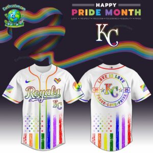 PREMIUM Kansas City Royals x Happy Pride Month White Baseball Jersey