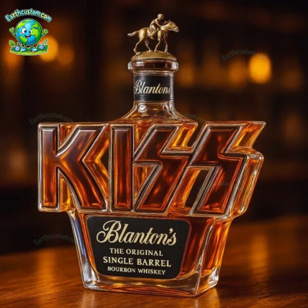 PREMIUM Kiss 50 Years Of Rock Crown Royal Whiskey Bottle